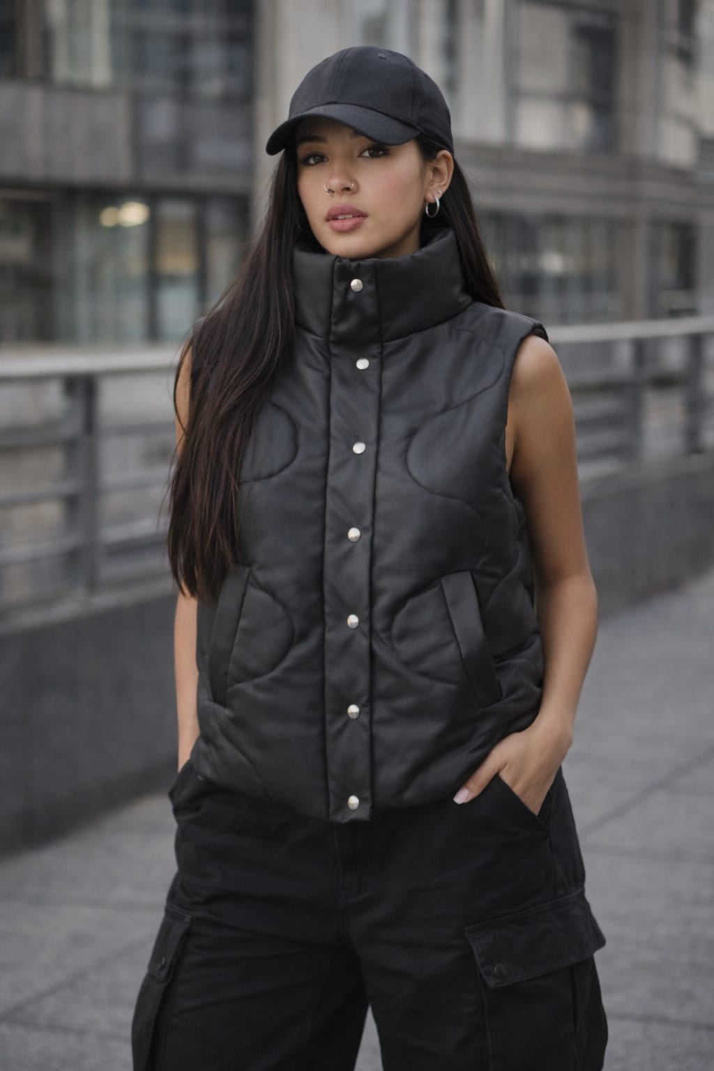 Chaqueta Puffer Sin Mangas Mujer | Estilo Urbano, Abrigo Ligero y Versátil